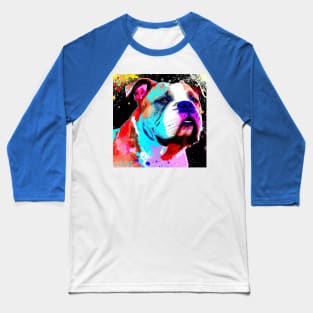 XL Bully Pop Art Baseball T-Shirt